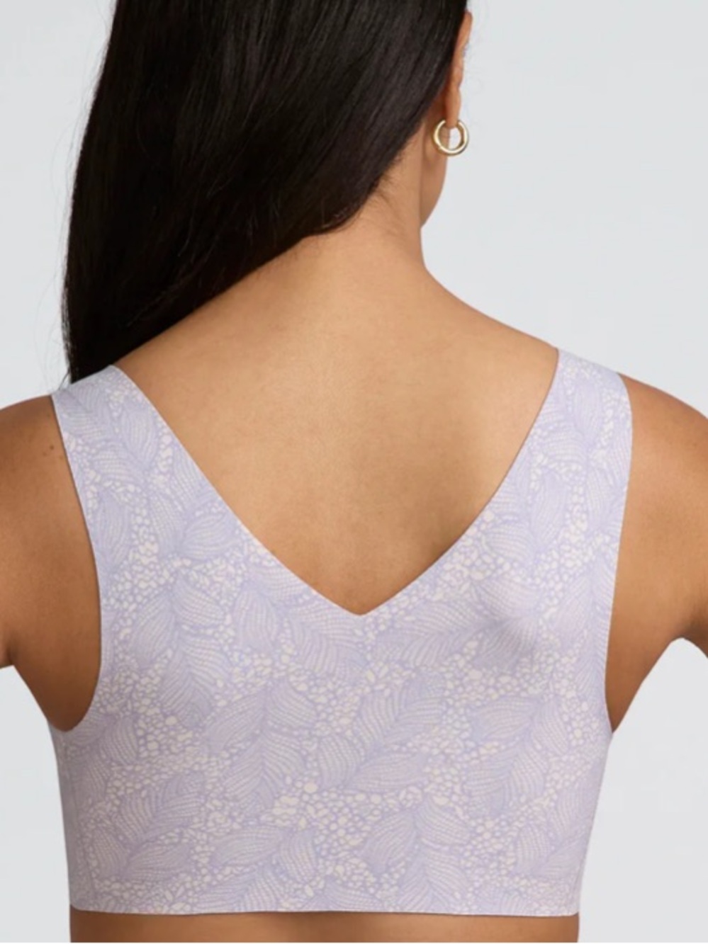 Evelyn and Bobbie Defy Bra- lavender print - Picture 3 of 3